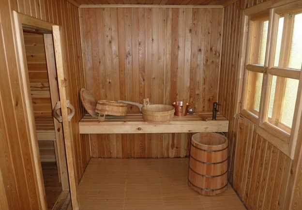 Обшивка бани блок-хаусом - внутренняя и наружная отделка